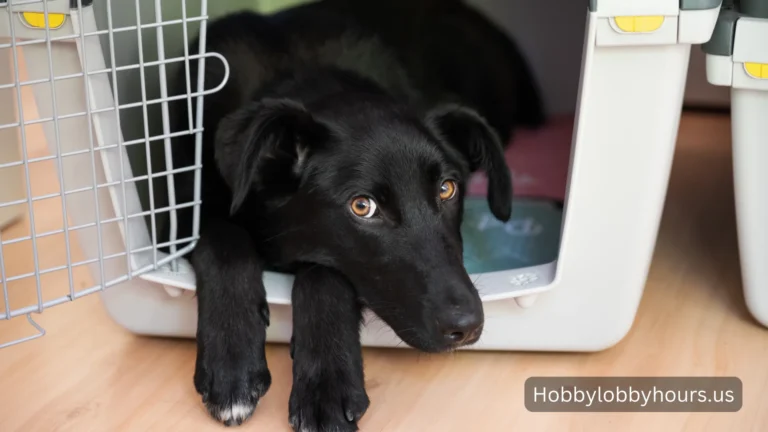 Dog Crate in a Campervan